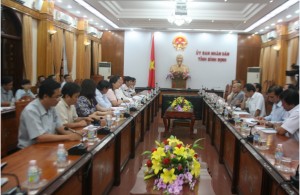 Quang cảnh buổi làm việc