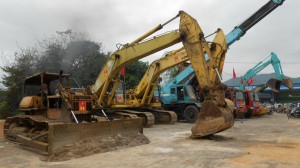 Đơn vị thi công động thổ dự án - Ảnh: X.Nguyên