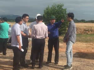 PHÓ CHỦ TỊCH UBND TỈNH KIỂM TRA TIẾN ĐỘ XÂY DỰNG HẠ TẦNG KỸ THUẬT CÁC KCN TRÊN ĐỊA BÀN TỈNH