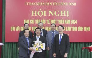 Giao chỉ tiêu đầu tư phát triển năm 2024 đối với các khu, cụm công nghiệp trên địa bàn tỉnh Bình Định. (Ảnh: Trương Định).